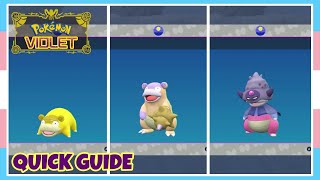 How To Evolve Galarian Slowpoke Into SlowbroSlowking Using Galarica CuffWreath In Scarlet amp Violet [upl. by Paulsen]