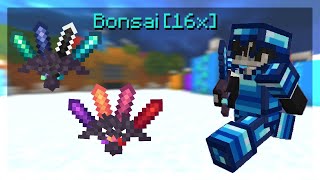 Bonsai 16x  swrz 15K ALL RECOLOURS by Hoodie Packs  MCPE PVP TEXTURE PACK [upl. by Osner637]