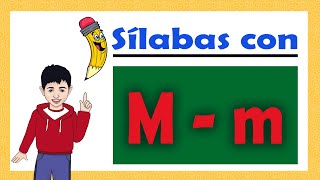 La letra M  Aprende a leer y escribir las silabas  ma me mi mo mu  Fácil y divertido [upl. by Aztin]