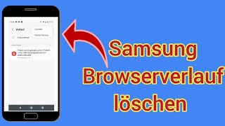 Samsung Handy Browserverlauf löschen  Samsung Internet Browser Verlaufleeren  Anleitung ✅ [upl. by Oiram]