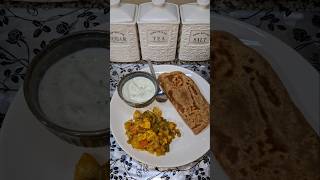 Mixed Veg with paratha tasty and delicious 😋 viral trending ytshorts cookingsimpleideas2454 [upl. by Maxia]