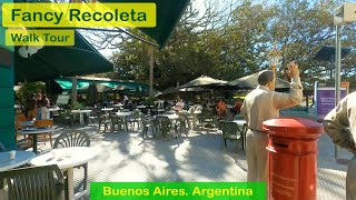 FANCY Recoleta Buenos Aires Walk Tour Argentina [upl. by Antrim]