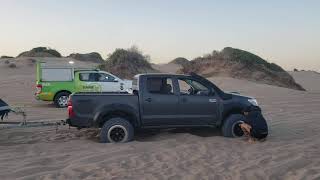 Beach Argentina Pinamar off road 4x4 Land Rover Toyota Hilux Hyundai Ford Ranger arena playa [upl. by Lada]