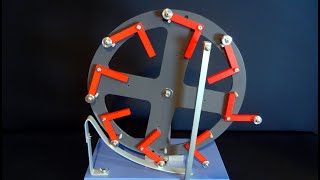 Overbalanced wheel with cornershaped weights [upl. by Mok]