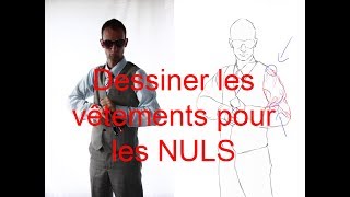 COMMENT DESSINER LES PLIS DES VÊTEMENTS  Pli De Cylindre [upl. by Airec]