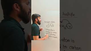 Benzylic Halide chemistry shorts chemistrynotes clas12 chemistrytopics [upl. by Yentruok]