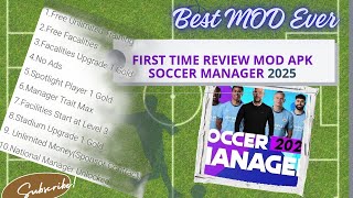 PERTAMA KALI NYOBA MOD APK SOCCER MANAGER 2025 NO ROOT [upl. by Franciskus]