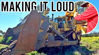 We Straight Piped a CAT D11  Big Bulldozer  Pt 1 [upl. by Zizaludba51]