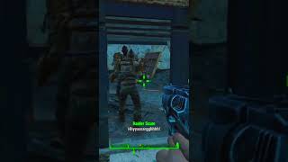 I make 2 raiders fight for fun fallout4 fallout [upl. by Metabel]