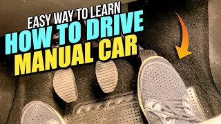 How To Drive A Manual Car For Beginners  Easy Way To Learn [upl. by Osnofledi]