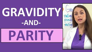 Gravidity and Parity Examples Maternity Nursing NCLEX Review Gravida amp Para [upl. by Ravens]