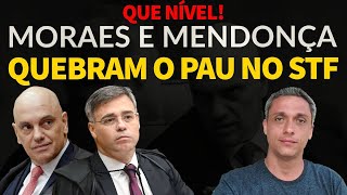 Que nível Quebra pau entre Moraes e Mendonça no STF Moraes não aceita discordância [upl. by Brandenburg]