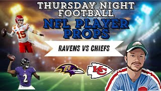 Thursday Night Football Best Player Props NFL Week 1  Ravens vs Chiefs Player Props [upl. by Alakim]