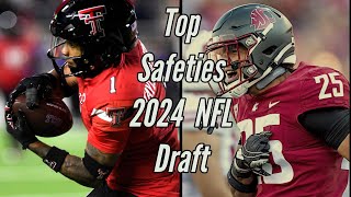 Top Safeties In The 2024 NFL Draft  With Highlights [upl. by Siraf173]