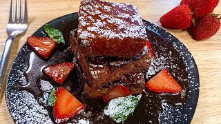 CORNBREAD FRENCH TOAST WITH BROWN BUTTER SYRUP [upl. by Abner]