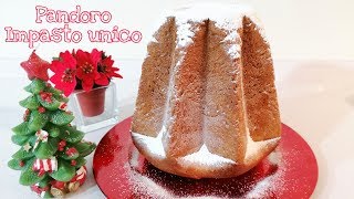 Pandoro semplice con impasto unico [upl. by Janel]