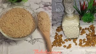 How to make Tiger nuts milk and Tiger nuts powder or flour [upl. by Nnilsia105]