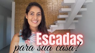 TIPOS DE ESCADA PARA SUA CASA Tudo sobre escadas de interiores [upl. by Garlen217]