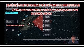 Starfield Revised Version of Fix StarUI Shipbuilder Now Includes MO2 Vortex and Game Pass [upl. by Haramat]