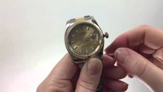 How to Set the Time for the Rolex Datejust [upl. by Ginsburg]