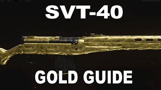 SVT40 GUIDE TO GOLD  CALL OF DUTY VANGUARD [upl. by Ginsberg]