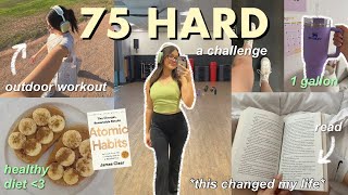 my first week of 75 day hard this will motivate you [upl. by Nnylaf391]