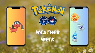 quotWeather Week in Pokémon GOquot  Pokémon GO AHEAD 691 [upl. by Cirilla692]