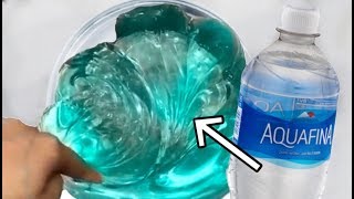 1 INGREDIENT SLIME 💧 ❓ WATER  slime [upl. by Eisac]