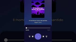 Audiolibro  el hombre en busca de sentido [upl. by Ikin478]