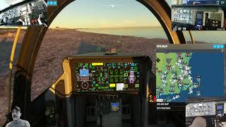 Flying in F35B in SIMULATOR 2020 [upl. by Fulbert827]