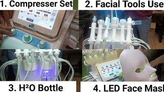 How to Use Hydra Facial Machine Step By Step  by SanaJyoti [upl. by Nnairek]