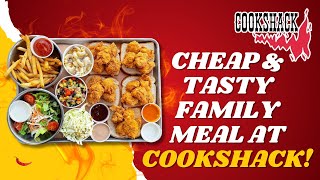 Cheap Family Meal at COOKSHACK Perfect for Fried Chicken Lovers [upl. by Anawahs]