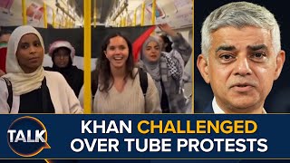 Sadiq Khan Challenged To CONDEMN Shocking Antisemitism On London Underground [upl. by Abagael]