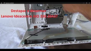 Destapar o desarmar Lenovo Ideacentre AIO 330 20AST [upl. by Marcella653]