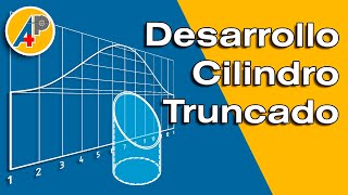 Desarrollo de un Cilindro Truncado [upl. by Neirol]