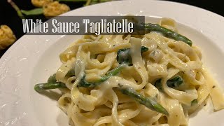 Tagliatelle in White Sauce  Cooking the Italian Way  Pasta in White Sauce Recipe  RKC [upl. by Iramo]