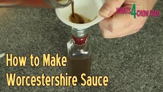 How to Make Authentic Worcestershire Sauce  Make Real Worcestershire Sauce at Home [upl. by Tadeas]