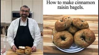 How to make the best Cinnamon Raisin Bagels [upl. by Sabir]