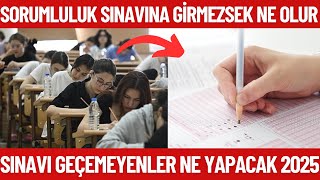 2024 Sorumluluk Sınavına girmezsen ne olur Sınıfta kalınır mı Sorumluluk sınavı geçemezsek ne olur [upl. by Martainn376]