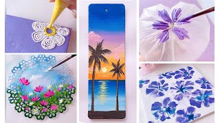 10 Creative painting ideas That are another level  Easy Tips amp Hacks to draw  Acrylic Painting [upl. by Luckin]