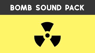 Loud Explosion Sound Effect  Bomb Sound Pack SFX in High Quality [upl. by Ardnuyek]