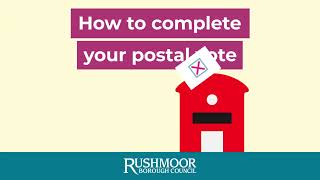 How to complete your postal vote  General Election 4 July 2024 [upl. by Sheldon]