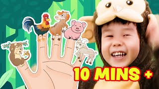 Baby Shark Finger Family Numbers Edition 1  10 amp Animals Finger Family  DoReMi Kids Songs [upl. by Jehiah]