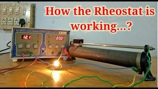 Rheostat working Demo in tamil [upl. by Sadella742]