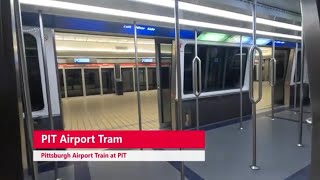 All Aboard The Pittsburgh Airport Pit Tram [upl. by Mohamed]