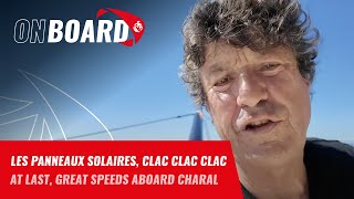 Les panneaux solaires de Jean Le Cam clac clac clac  Vendée Globe 2024 [upl. by Nacnud901]