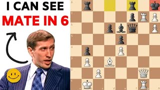 Robert James Fischer vs Boris Spassky Game 6 1972  Fischers precision and strategic play [upl. by Durante948]