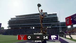 S2 KState Dynasty Game 6 vs Texas Tech Johnson throws 4 interceptions [upl. by Kcod34]