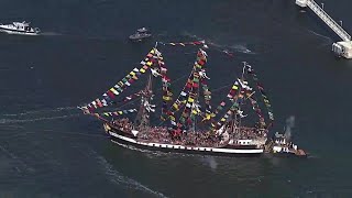 Gasparilla pirate invasion in under 2 minutes [upl. by Acinorej]