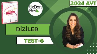 2024 345 AYT MATEMATİK  DİZİLER TEST6  345 aytmatematik yks2024 [upl. by Ashwell]